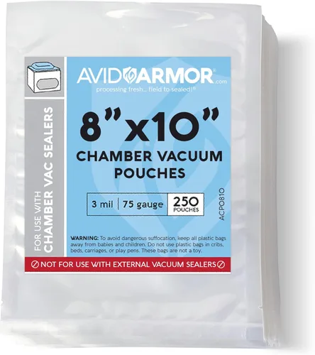 Miniatura 12 de Avid Armor Bolsas selladoras al vacío de cámara, resistentes, sin BPA, bolsas de vacío precortadas para conservación de alimentos, almacenamiento