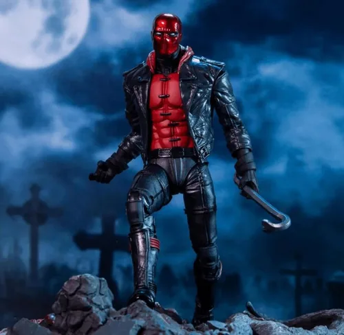 Miniatura 3 de DC Multiverse Red Hood de Batman: Three Jokers Figura de acción con accesorios, multicolor, 7 pulgadas