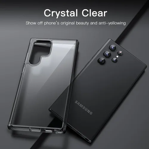 Miniatura 3 de JETech Funda para Samsung Galaxy S22 Ultra 5G de 6.8 pulgadas, no amarillenta a prueba de golpes, funda protectora para teléfono, parte trasera