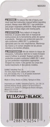 Miniatura 3 de DEWALT Adaptador de enchufe hexagonal, 1/4 pulgadas (DW2541)