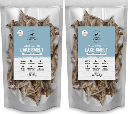 Miniatura 16 de Canine Cravers Golosinas para Perros de Un Solo Ingrediente – Filetes de Cordero Premium - Alimento para Mascotas Hipoalergénico Secado al Aire