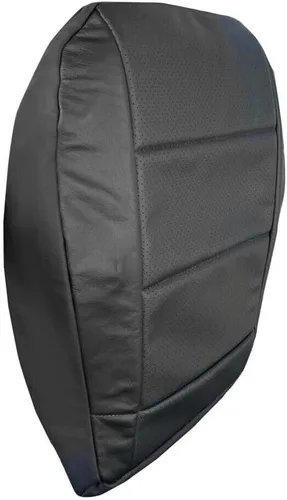 Miniatura 3 de Funda de piel fabricada en los Estados Unidos para el conductor (compatible con Mercedes Benz C250 C300 C350 2008-2014, Sport, Luxury, 4Matic) negro
