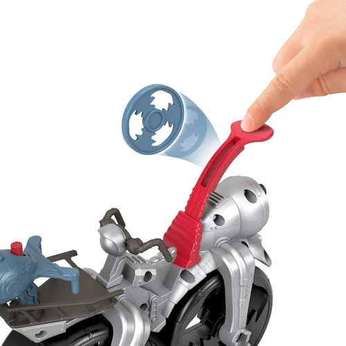 Miniatura 2 de Fisher-Price Imaginext Minions Gru's Rocket Bike, figura de personaje y juguete de empuje para niños preescolares de 3 a 8 años