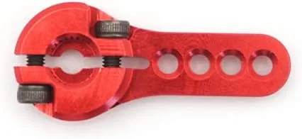 Miniatura 5 de FrSky Brazo servo metálico 6-25T azul y rojo (rojo, doble completo)