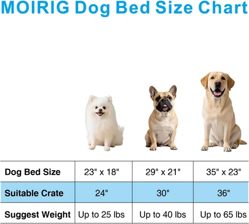Miniatura 6 de Paquete de 2 camas lavables para perros, camas de lujo de felpa para perros con antideslizante, cómoda colchoneta para dormir para perros grandes