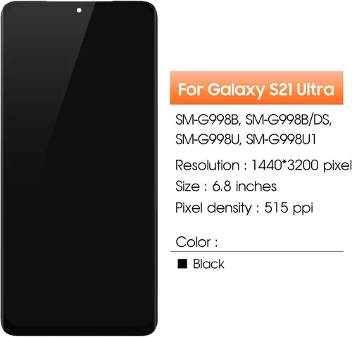 Miniatura 2 de Pantalla original para Samsung Galaxy S21 Ultra 5G Reemplazo de pantalla para Samsung S21 Ultra LCD SM-G998B, SM-G998U pantalla táctil digitalizador