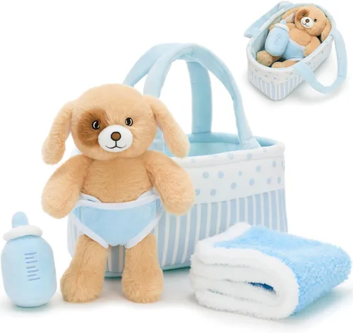 Miniatura 14 de Tezituor Juego de 5 lagartos de peluche realistas con bebés, 26.4 pulgadas, gran peluche de dragón barbudo, juguete de juguete para niños