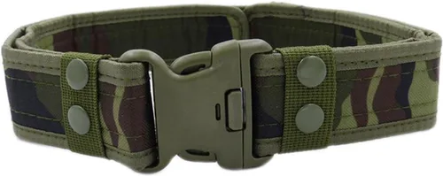 Miniatura 7 de Cinturón táctico militar ajustable de la lona de los hombres con la hebilla plástica