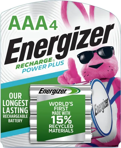 Miniatura 4 de Energizer Baterías AAA recargables (8 unidades) Potencia de recarga más batería triple A precargada (4 unidades)