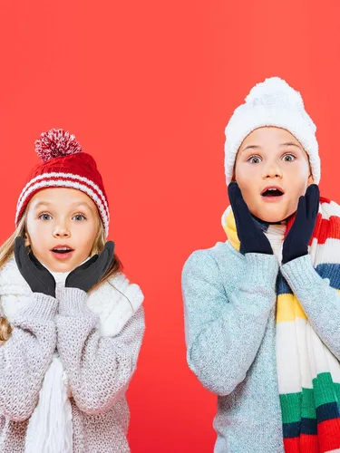 Miniatura 6 de SATINIOR 3 pares de guantes de forro polar para niños, guantes de invierno, guantes gruesos con forro cálido para niños y niñas