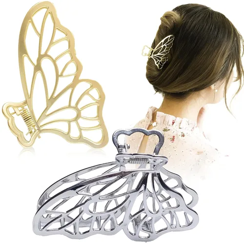 Miniatura 8 de Pinzas de metal grandes de alta calidad antideslizantes para el cabello y accesorios para el cabello para mujeres, pinzas de sujeción fuerte
