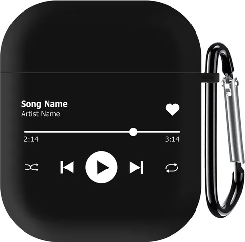 Miniatura 44 de Funda transparente para AirPods de 2ª generación de 1ª generación, diseño de gatito kawaii para mujeres, hombres y niños, funda de carga de TPU