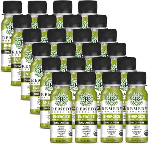 Miniatura 8 de Remedy Organics Immunity Plus Shot, Digest paquete de 12 Aumenta la energía, la función cerebral, la desintoxicación y el metabolismo