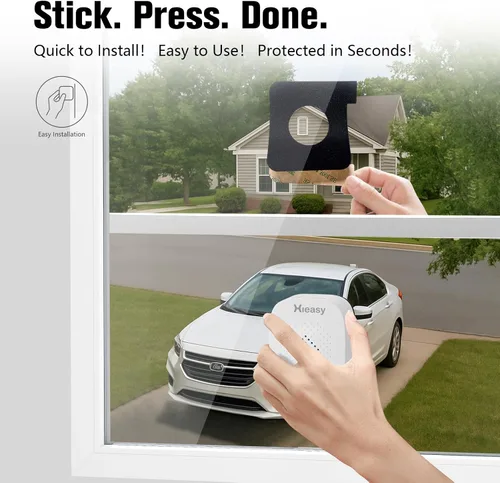 Miniatura 3 de Cámara de ventana de 4MP 2.5K, sin suscripción mensual, visión nocturna a todo color, detección de movimiento inteligente AI, WiFi de doble banda