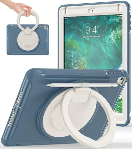 Miniatura 21 de BATYUE Funda para iPad de 6ª generación de 9.7 pulgadas 2018, iPad 5ª generación 2017, iPad Air 2/iPad Pro de 9.7 pulgadas, funda protectora a