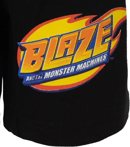 Miniatura 4 de Blaze and the Monster Machines Stripes Zeg - Camiseta sin mangas y pantalones cortos de ciclismo de rizo francés, juego de 3 piezas de niño a niño