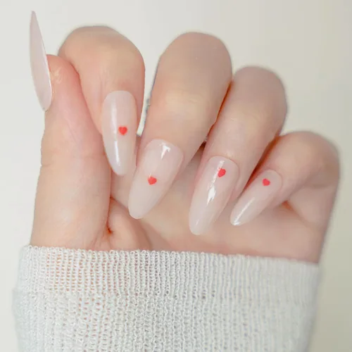 Miniatura 10 de 30 uñas postizas a presión de almendra, ajuste supremo y uñas de gel suave natural, 15 tamaños, kit de uñas postizas reutilizables con caja