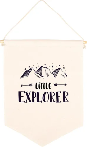 Miniatura 44 de Andaz Press Cartel de lona colgante de pared, tapiz de lona Adventure More para colgar en la pared para bebé, bebé, niño, lienzo para niños