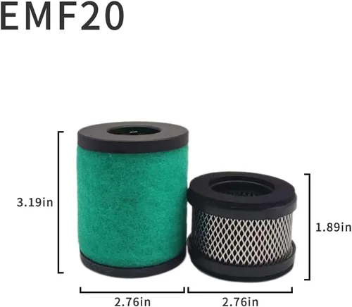 Miniatura 5 de Avcray EMF20 - Elemento de filtro de niebla de aceite al vacío y grupo de elementos de olor utilizado para Edwards A22304199 y A22304077