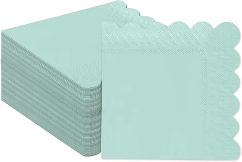 Miniatura 11 de qiqee Servilletas de cóctel Morandi Colors de 5 x 5 pulgadas, desechables, para bodas, cenas, fiestas de cumpleaños, postre, servilletas de papel 24