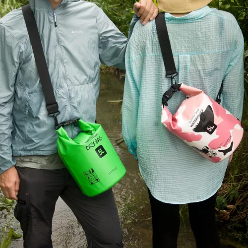 Miniatura 7 de YUMQUA Bolsas secas impermeables 5L/10L/20L/30L/40L para mujeres y hombres, bolsa seca flotante enrollable bolsa de almacenamiento impermeable
