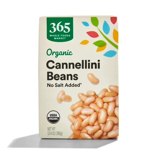 365 by Whole Foods Market, Frijoles Cannellini orgánicos sin sal, 13.4 onzas