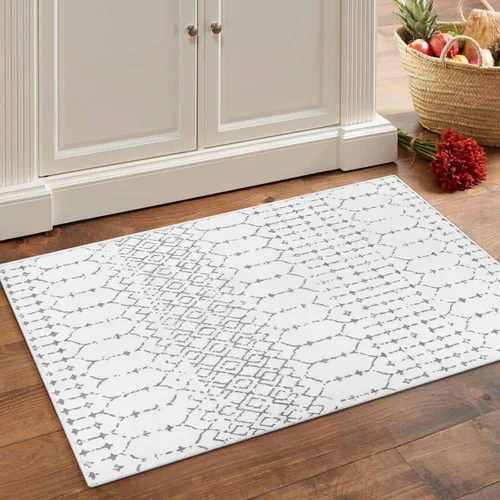 Miniatura 4 de Lahome Alfombras Marroquíes Lavables para Entrada 2x3 pies Antideslizantes Alfombra Delgada de Cocina Alfombras Pequeñas de Área para Dormitorio