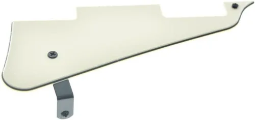 Miniatura 34 de KAISH Golpeador de guitarra Abalone Pearl LP con soporte de acero inoxidable negro y tornillos de montaje de acero para USA Les Paul