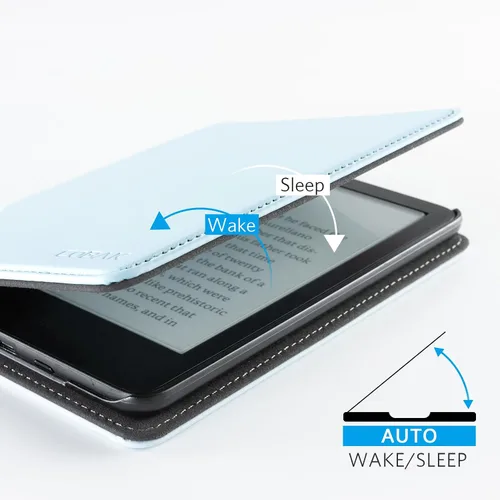 Miniatura 4 de CoBak Case for 6" E-Reader - PU Leather Smart Cover with Auto Sleep/Wake & Hand Strap