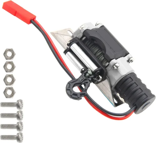 Miniatura 2 de Cabrestante sobre orugas RC con alambre de acero compatible con Traxxas TRX4 Axial SCX10 90046 RC4WD D90 Redcat Gen8 1/10 RC Crawler Car Option Part