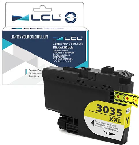 Miniatura 9 de LCL Cartucho de tinta compatible con pigmento de repuesto para Brother LC3035 XXL LC3035XXL LC3035BK para MFC-J995DW MFC-J995DW XL MFC-J815DW XL