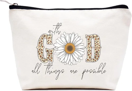 Miniatura 16 de LIBIHUA Obtener regalo de boda - Bolsa de maquillaje bolsa de cosméticos bolsa de viaje, Beige, 10-En Mi Madre del Pájaro