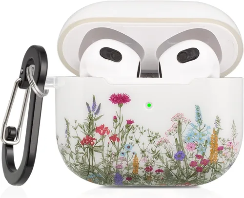 Miniatura 11 de Funda para Airpods 3 de mariposa, funda CutebriCase AirPods de tercera generación 2021 para mujeres y niñas, funda protectora rígida para AirPods 3