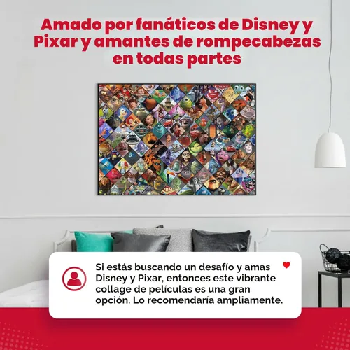 Miniatura 9 de Ceaco - Disney/Pixar Clips - Rompecabezas de 2000 piezas, 5 pulgadas