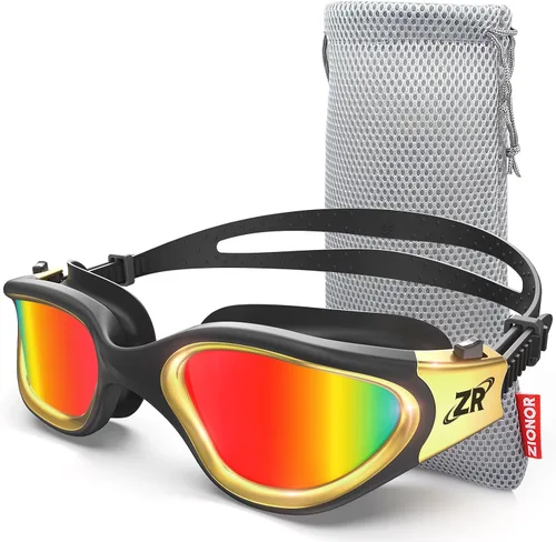 Miniatura 8 de ZIONOR G1 MAX - Gafas de natación polarizadas antivaho para hombres y mujeres A8 (polarizado + azul espejo)