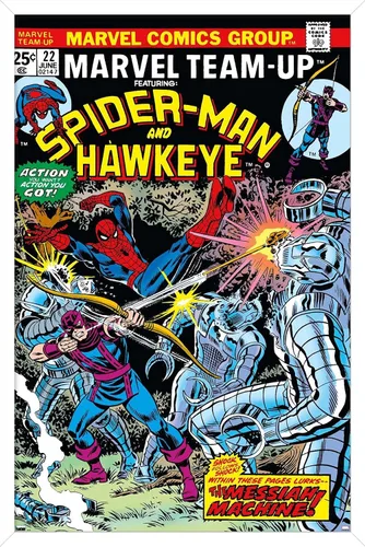 Miniatura 12 de Trends International Marvel Comics - Póster de pared de Hawkeye y Spider-Man Versión premium sin marco