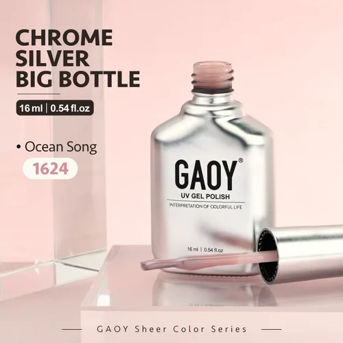 Miniatura 7 de GAOY Esmalte de uñas de gel rosa nude, 16ml, esmalte de uñas de gel rosa pálido translúcido, para quitar con remojo, con luz UV para arte de uñas