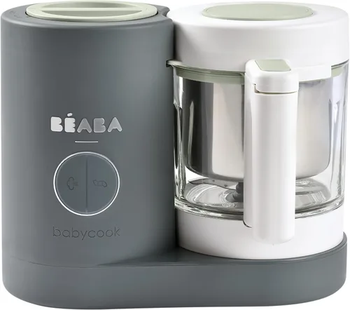 Miniatura 8 de BEABA Babycook Neo - Fabricante de alimentos para bebés Vidrio no tóxico y acero inoxidable Confiado por mamás famosas Procesador de alimentos