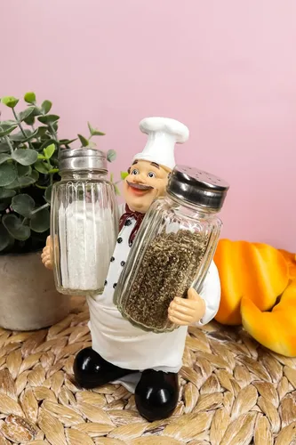 Miniatura 5 de Ebros Bon Appetit Wine Master - Estatuilla de cocina de pie para cocinero culinario de sal y pimentero, 6 1/8 pulgadas de alto, cocina decorativa