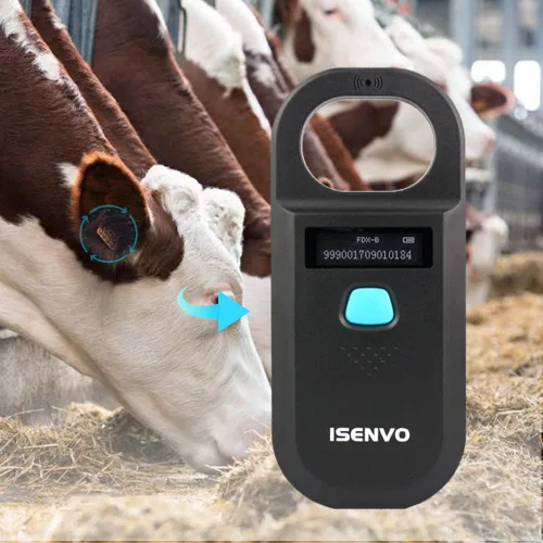 Miniatura 7 de Escáner de microchip para mascotas, recargable, RFID, EMID, lector de microchips, 134.2 kHz, 125 kHz, 15 dígitos, escáner de identificación de chip