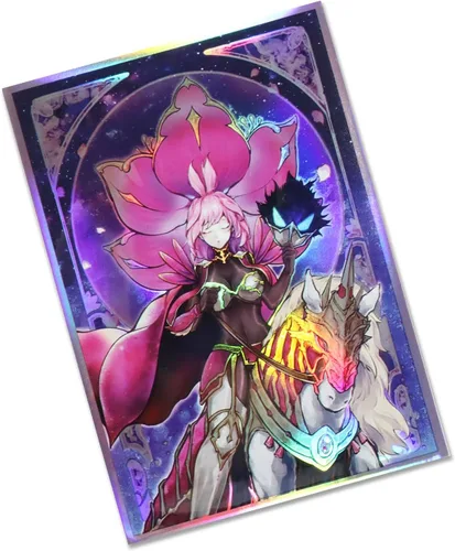 Miniatura 2 de Fundas holográficas de 50 quilates (Baronne de Fleur) para tarjetas coleccionables con carga superior, protectores de cubierta para YGO/Arte