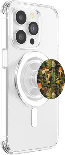 Miniatura 4 de Escena del bosque de hongos, bayas de saúco, hongos naturales PopSockets PopGrip: agarre intercambiable para teléfonos y tabletas PopSockets MagSafe