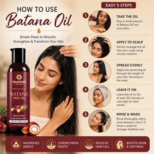 Miniatura 6 de Aceite puro de batana para el crecimiento del cabello por el Dr. Sebi procedente de Honduras Promueve un cabello más grueso, brillante, más fuerte