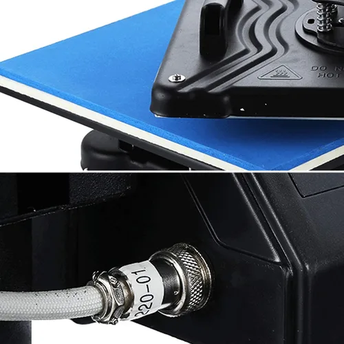 Miniatura 5 de 6 en 1 Combo máquina de prensa de calor para camiseta sombrero taza placa, multifuncional Swing Away 360 grados rotación digital sublimación