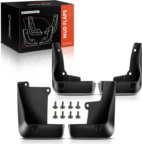 A-Premium Juego de 4 guardabarros con accesorios compatibles con Toyota Camry (para híbrido LE/XLE, L), solo sedán, delantero y trasero (lado del