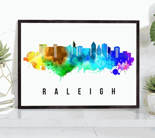 Miniatura 38 de Pera Print Rochester Skyline New York Póster, pintura de paisaje urbano de Nueva York, impresión de paisaje urbano y monumentos, arte de pared