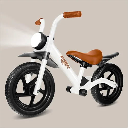Miniatura 8 de KRIDDO Bicicleta de equilibrio para niños de 2 a 5 años, con luz delantera, neumáticos mejorados para todo terreno, rodamientos mejorados para una
