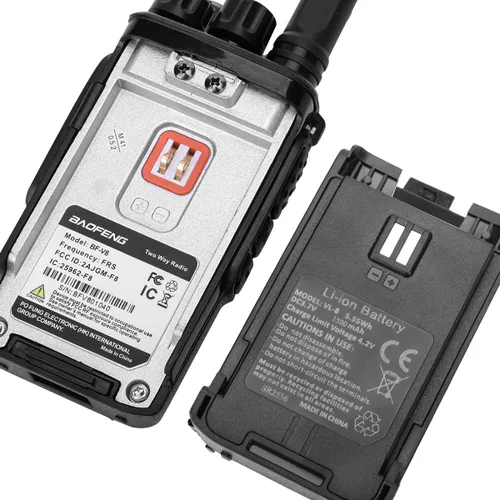 Miniatura 7 de Walkie Talkies recargables de largo alcance para adultos, radio FRS Waki Taki Baofeng Radios Walkie-Talkie Radio bidireccional USB-C 1500mAh batería