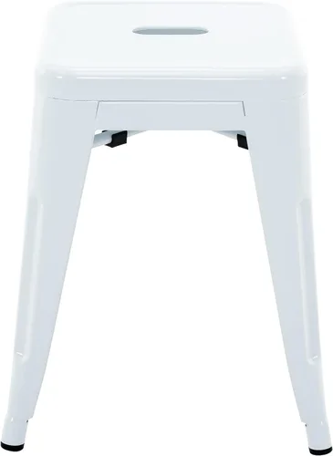 Miniatura 9 de Brage Living Juego de 4 taburetes industriales de metal de 18 pulgadas, taburetes apilables para aula, sillas de comedor de metal sin espalda