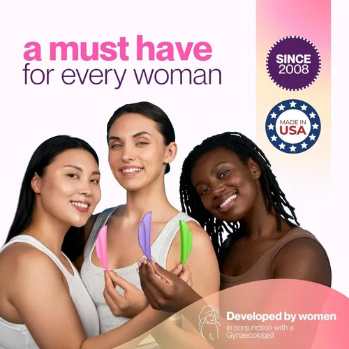 Miniatura 8 de Escudo de protección de área íntima para mujer, depilación brasileña, depilación láser, protección contra la modestia, morado depilación, paquete